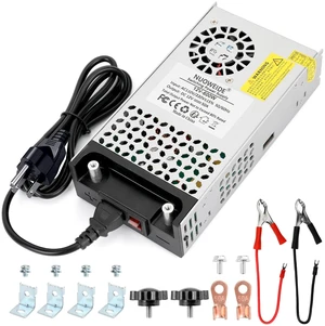 110V AC to 12V DC Converter 50A 600W Power Supply 12V 50A 600W Switch Power Supply AC to DC Converter for CCTV Camera System, 3D Printer, LED Strip, Computer Project 110V AC to 12V DC Converter 50A 600W Power Supply 12V 50A 600W Switch Power Supply AC to DC Converter for CCTV Camera System, 3D Printer, LED Strip, Computer Project