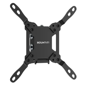 Mount-It Tilting TV Wall Mount, Low Profile, 13-50 Inch, 44 lbs, Steel VESA 75x75 to 200x200, Single Stud, 1.8 in. Depth, +10/-15 Deg Tilt, TV Bracket for Bedroom, Kitchen, Office, Black Mount-It Tilting TV Wall Mount, Low Profile, 13-50 Inch, 44 lbs, Steel VESA 75x75 to 200x200, Single Stud, 1.8 in. Depth, +10/-15 Deg Tilt, TV Bracket for Bedroom, Kitchen, Office, Black