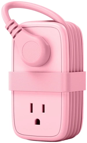 Pink Travel Power Strip,Travel Essentials 4 Outlets 3 USB(1 C) with 4FT Wrapped Extension Cord Flat Plug, Cruise Essentials 2026 for Hotel Travel Cruise Essentials Pink Travel Power Strip,Travel Essentials 4 Outlets 3 USB(1 C) with 4FT Wrapped Extension Cord Flat Plug, Cruise Essentials 2026 for Hotel Travel Cruise Essentials