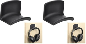 Neetto HS907 - Headphone Hanger Holder Wall Mount, Headset Hook Under Desk, Universal (Pack of 2) Neetto HS907 - Headphone Hanger Holder Wall Mount, Headset Hook Under Desk, Universal (Pack of 2)