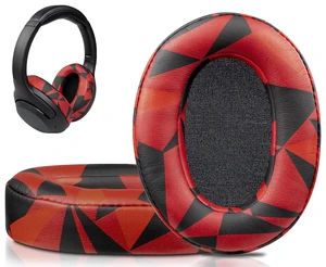 Earpads for Sony WH-XB900N/WH-CH710N/WH-CH720N/WH-RF400/MDR-RF895RK Headphones, Ear Pads Cushions with Soft Protein Leather, High Density Foam - Red Storm Earpads for Sony WH-XB900N/WH-CH710N/WH-CH720N/WH-RF400/MDR-RF895RK Headphones, Ear Pads Cushions with Soft Protein Leather, High Density Foam - Red Storm