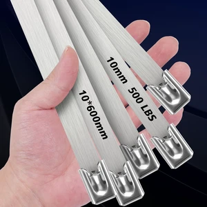 24 Inch Metal Zip Ties, 600Lb Stainless Steel Cable Ties Heavy Duty 304 SS Extra Long Wire Ties, Large Tie Wraps Self-Locking for Exhaust Wrap, Garden Ties, Pipes, UV Resistant 24 Inch Metal Zip Ties, 600Lb Stainless Steel Cable Ties Heavy Duty 304 SS Extra Long Wire Ties, Large Tie Wraps Self-Locking for Exhaust Wrap, Garden Ties, Pipes, UV Resistant