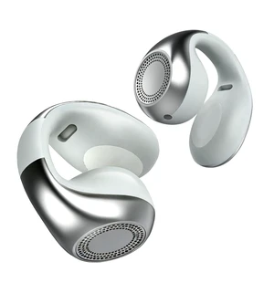 King Lucky Clip-On Earbuds,Comfort Air Cushion Open Ear Earbuds Wireless Bluetooth 6.0 Multipoint, Open Ear Headphones with Mic,Anti-Mistouch,45H Playtime for Sports,Small Ears&Sleep (Silver) King Lucky Clip-On Earbuds,Comfort Air Cushion Open Ear Earbuds Wireless Bluetooth 6.0 Multipoint, Open Ear Headphones with Mic,Anti-Mistouch,45H Playtime for Sports,Small Ears&Sleep (Silver)