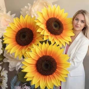 3 Pcs Giant Flowers, Paper Flowers Extra Large Sunflowers Extra Large Petals for Event Decor, Wedding Birthday Backdrop, Home Centerpieces, Party Photo Booth 3 Pcs Giant Flowers, Paper Flowers Extra Large Sunflowers Extra Large Petals for Event Decor, Wedding Birthday Backdrop, Home Centerpieces, Party Photo Booth