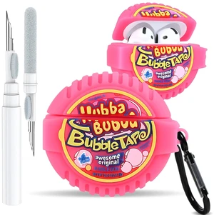 for AirPods 5th/4th Case, Cute 3D Cartoon Silicone Cover, Pink Candy Shock-Absorbing Protection, Secure Keychain, Cleaner Kit Included, Soft-Touch Finish, Easy Carry for Women, Girls and Teens for AirPods 5th/4th Case, Cute 3D Cartoon Silicone Cover, Pink Candy Shock-Absorbing Protection, Secure Keychain, Cleaner Kit Included, Soft-Touch Finish, Easy Carry for Women, Girls and Teens