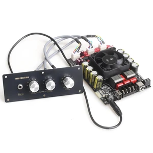 T220HS-W Power Amplifier Board 2.0 Channel 220W×2 with Treble and Bass, 12V-36V Audio Power Amplifier Module with Front Panel T220HS-W Power Amplifier Board 2.0 Channel 220W×2 with Treble and Bass, 12V-36V Audio Power Amplifier Module with Front Panel