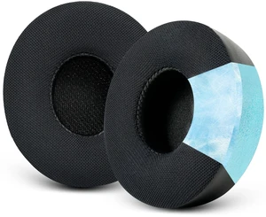 Replacement Ear Pads for Beats Solo 3 & Solo 2 Headphones - Cooling Black Solo3 Ear Cushions with Protein Leather Thicker Memory Foam Replacement Ear Pads for Beats Solo 3 & Solo 2 Headphones - Cooling Black Solo3 Ear Cushions with Protein Leather Thicker Memory Foam