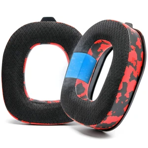 Freeze A40 - Hybrid Fabric Cooling Gel Earpads for Astro A40 TR Made by Wicked Cushions Improved Durability, Thickness & Sound Isolation Red Camo Freeze A40 - Hybrid Fabric Cooling Gel Earpads for Astro A40 TR Made by Wicked Cushions Improved Durability, Thickness & Sound Isolation Red Camo