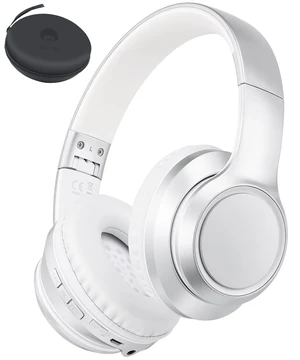 Wired/Wireless Bluetooth Headphones with Mic & Case, 25Hrs Battery 2 in 1 Wire less Blue tooth Head Phones Foldable Lightweight Portable for Kids Boys Girls Youth in School Airplane Car Silver Wired/Wireless Bluetooth Headphones with Mic & Case, 25Hrs Battery 2 in 1 Wire less Blue tooth Head Phones Foldable Lightweight Portable for Kids Boys Girls Youth in School Airplane Car Silver