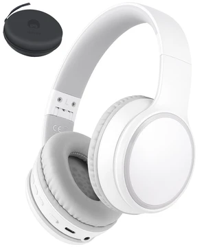 Wired/Wireless Bluetooth Headphones with Mic & Case, 25Hrs Battery 2 in 1 Wire less Blue tooth Head Phones Foldable Lightweight Portable for Kids Boys Girls Youth in School Airplane Car White Wired/Wireless Bluetooth Headphones with Mic & Case, 25Hrs Battery 2 in 1 Wire less Blue tooth Head Phones Foldable Lightweight Portable for Kids Boys Girls Youth in School Airplane Car White