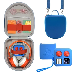 Silicone Cover and Travel Case Compatible with Yoto Mini with Headphones, Hard Carrying Case with Shoulder Strap and Adventure Jacket Accessories Set for Yoto Mini, Royal Blue Silicone Cover and Travel Case Compatible with Yoto Mini with Headphones, Hard Carrying Case with Shoulder Strap and Adventure Jacket Accessories Set for Yoto Mini, Royal Blue