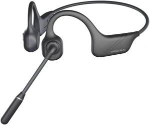 Bone Conduction Headphones with Mic, Bluetooth 5.3 Open Ear Headphones with Noise-Canceling Boom Microphone, Wireless Headset Earphones for Work, Driving, Home Office Commercial Bone Conduction Headphones with Mic, Bluetooth 5.3 Open Ear Headphones with Noise-Canceling Boom Microphone, Wireless Headset Earphones for Work, Driving, Home Office Commercial