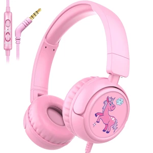 K6 Kids Headphones for Toddler & Kids Ages 2-12, 85/94dB Safe Volume Limited, Wired with 3.5mm Jack, HD Microphone, Adjustable & Foldable, On-Ear Headphones for Tablet, School, Travel, iPad K6 Kids Headphones for Toddler & Kids Ages 2-12, 85/94dB Safe Volume Limited, Wired with 3.5mm Jack, HD Microphone, Adjustable & Foldable, On-Ear Headphones for Tablet, School, Travel, iPad