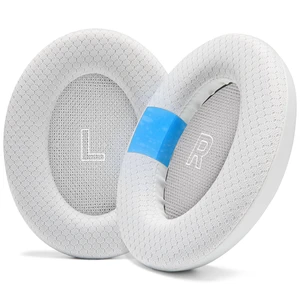 Freeze QC Ultra - Cooling Gel Earpads for Bose QuietComfort Ultra 1 & 2 Made by Wicked Cushions Breathable Fabric, XL Ear Opening & Thickness, Cooler For Longer White Smoke Freeze QC Ultra - Cooling Gel Earpads for Bose QuietComfort Ultra 1 & 2 Made by Wicked Cushions Breathable Fabric, XL Ear Opening & Thickness, Cooler For Longer White Smoke