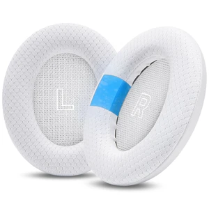 Freeze QC Ultra - Cooling Gel Earpads for Bose QuietComfort Ultra 1 & 2 Made by Wicked Cushions Breathable Fabric, XL Ear Opening & Thickness, Cooler For Longer White Freeze QC Ultra - Cooling Gel Earpads for Bose QuietComfort Ultra 1 & 2 Made by Wicked Cushions Breathable Fabric, XL Ear Opening & Thickness, Cooler For Longer White