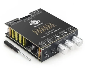 ZK-1002T Max 100W+100W Power Amplifier Board, 2.0 Channel Audio Power Amplifier,TPA3221 Chip with Bluetooth/AUX/USB Input Mode Selection Toggle Switch ZK-1002T Max 100W+100W Power Amplifier Board, 2.0 Channel Audio Power Amplifier,TPA3221 Chip with Bluetooth/AUX/USB Input Mode Selection Toggle Switch