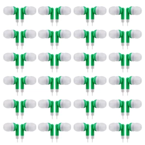 Wholesale Bulk Earbuds Headphones Individually Bagged 100 Pack for iPhone, Android, MP3 Player -Green Wholesale Bulk Earbuds Headphones Individually Bagged 100 Pack for iPhone, Android, MP3 Player -Green