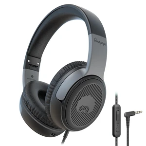 3.5mm Kids Headphones Wired with Mic & Share Port, 85/94dB Limited Student Childs Boys Girls Corded Head phones Foldable for Chromebooks Laptop Phones MP3 Black/Grey 3.5mm Kids Headphones Wired with Mic & Share Port, 85/94dB Limited Student Childs Boys Girls Corded Head phones Foldable for Chromebooks Laptop Phones MP3 Black/Grey