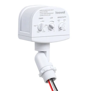 240-Degree Replacement Motion Sensor, Adjustable LUX(5-300) & Time & Detection Sensitivity Up to 60 Feet Range, 3 Working Modes Outdoor Motion Detector for Security Floodlight, White 240-Degree Replacement Motion Sensor, Adjustable LUX(5-300) & Time & Detection Sensitivity Up to 60 Feet Range, 3 Working Modes Outdoor Motion Detector for Security Floodlight, White