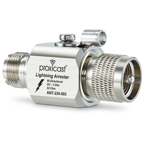ProGrade 230V Coaxial Lightning Arrester - UHF PL-259 / SO-239 0 to 3 GHz - Gas Discharge Tube Surge Protecter for RF, HF, VHF, UHF, CB, Ham, Two-Way Radio and Other Antennas - ANT-243-003 ProGrade 230V Coaxial Lightning Arrester - UHF PL-259 / SO-239 0 to 3 GHz - Gas Discharge Tube Surge Protecter for RF, HF, VHF, UHF, CB, Ham, Two-Way Radio and Other Antennas - ANT-243-003