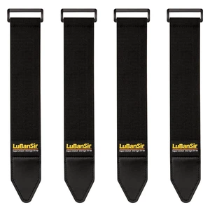 Cinch Straps, 2" x 24" (4 Pack) for Extension Cords Organization Elastic Hook and Loop Storage Straps with Buckle for Bicycle, Truck, Boat and More for Ropes, Hoses Organization Cinch Straps, 2" x 24" (4 Pack) for Extension Cords Organization Elastic Hook and Loop Storage Straps with Buckle for Bicycle, Truck, Boat and More for Ropes, Hoses Organization