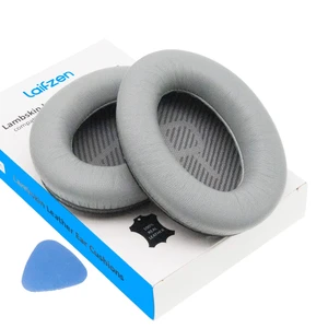 Lambskin QC45 SE QC35ii QC35 QC25 QC15 Earpads Cushions Replacement Ear Pads for Bose QC 45 35 II QC2 AE2 AE2i AE2w SoundLink SoundTrue 35ii 25 15 2 AE QuietComfort Sheepskin Leather Gray (Silver) Lambskin QC45 SE QC35ii QC35 QC25 QC15 Earpads Cushions Replacement Ear Pads for Bose QC 45 35 II QC2 AE2 AE2i AE2w SoundLink SoundTrue 35ii 25 15 2 AE QuietComfort Sheepskin Leather Gray (Silver)