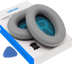 Lambskin QC45 SE QC35ii QC35 QC25 QC15 Earpads Cushions Replacement Ear Pads for Bose QC 45 35 II QC2 AE2 AE2i AE2w SoundLink SoundTrue 35ii 25 15 2 AE QuietComfort Sheepskin Leather Gray (Silver) Lambskin QC45 SE QC35ii QC35 QC25 QC15 Earpads Cushions Replacement Ear Pads for Bose QC 45 35 II QC2 AE2 AE2i AE2w SoundLink SoundTrue 35ii 25 15 2 AE QuietComfort Sheepskin Leather Gray (Silver)