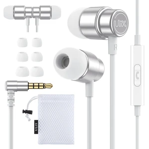 Rider Wired Earbuds in-Ear Headphones, Earphones with Microphone, with Anti-Tangle Cable, Ear Buds for iPhone, iPad, Samsung, School Students, Kids, Women, Small Ears - White Rider Wired Earbuds in-Ear Headphones, Earphones with Microphone, with Anti-Tangle Cable, Ear Buds for iPhone, iPad, Samsung, School Students, Kids, Women, Small Ears - White