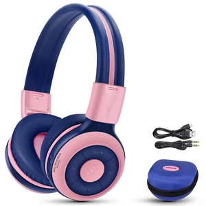 Kids Wireless Headphones w/Mic for School,75/85/94dB Safe Volume Share Port, Travel Case, AUX Cord, USB C Charging, Bluetooth Headsets for Boys/Girls/Children/iPad/Tablet/Airplane/Travel Kids Wireless Headphones w/Mic for School,75/85/94dB Safe Volume Share Port, Travel Case, AUX Cord, USB C Charging, Bluetooth Headsets for Boys/Girls/Children/iPad/Tablet/Airplane/Travel
