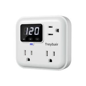 Appliance Surge Protector Voltage Stabilizer Fireproof UL94V-1 Wall Mount Surge Protectors Outlet for Refrigerator, TV & Heavy, Real-Time Monitoring & Custom Voltage 80V-140V (Pro) Appliance Surge Protector Voltage Stabilizer Fireproof UL94V-1 Wall Mount Surge Protectors Outlet for Refrigerator, TV & Heavy, Real-Time Monitoring & Custom Voltage 80V-140V (Pro)