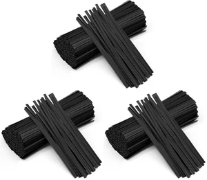 400 Pcs Twist Ties for Bags 5" Cable Ties Bag Twist Ties for Cord Twist Bread Ties Reusable Black Plastic Coated Ties Heavy Duty Bread Ties Twist Wire Ties for Household and Office Use (Pack of 3) 400 Pcs Twist Ties for Bags 5" Cable Ties Bag Twist Ties for Cord Twist Bread Ties Reusable Black Plastic Coated Ties Heavy Duty Bread Ties Twist Wire Ties for Household and Office Use (Pack of 3)