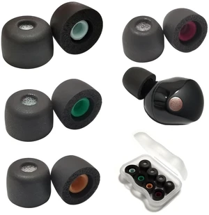 Memory Foam Ear Tips for Sony WF-1000XM5 Replacement Earbuds Tips 4 Pairs L/M/S/XS Foam Earbuds Tips for WF-1000XM5, WF-1000XM4, Filter Screen Fit in Case, Black Memory Foam Ear Tips for Sony WF-1000XM5 Replacement Earbuds Tips 4 Pairs L/M/S/XS Foam Earbuds Tips for WF-1000XM5, WF-1000XM4, Filter Screen Fit in Case, Black