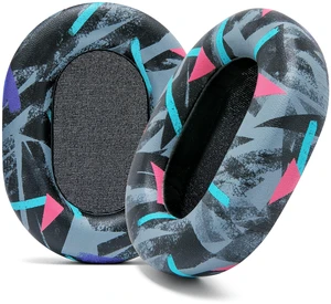 PadZ XM5 - Premium Replacement Earpads Compatible with Sony WH-1000XM5 Made by Wicked Cushions Soft PU Leather, Extra Thick, Noise-Isolating Memory Foam 90s Black PadZ XM5 - Premium Replacement Earpads Compatible with Sony WH-1000XM5 Made by Wicked Cushions Soft PU Leather, Extra Thick, Noise-Isolating Memory Foam 90s Black