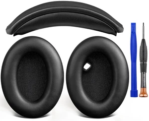 Replacement Kit for Sony WH-1000XM4 - Black (Earpads + Headband),for XM4 Headphones Replacement Kit for Sony WH-1000XM4 - Black (Earpads + Headband),for XM4 Headphones
