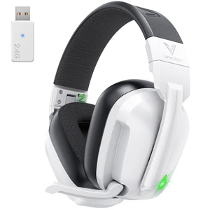 Wireless Gaming Headset for PS5,PS4,PC,Switch, 2.4GHz USB & BT 5.4 Noise Canceling Mic, Lossless Audio-50H Batt, Works with PS4, Mac & Mobile, Ideal for Fortnite & Call of Duty, White Wireless Gaming Headset for PS5,PS4,PC,Switch, 2.4GHz USB & BT 5.4 Noise Canceling Mic, Lossless Audio-50H Batt, Works with PS4, Mac & Mobile, Ideal for Fortnite & Call of Duty, White