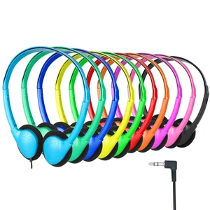 Classroom Headphones Bulk 10 Pack for Kids Students, Wired On Ear Headphones for School Teens Adults Testing Online Learning, 3.5mm Jack for Laptop Chromebook Mixed Colors Classroom Headphones Bulk 10 Pack for Kids Students, Wired On Ear Headphones for School Teens Adults Testing Online Learning, 3.5mm Jack for Laptop Chromebook Mixed Colors