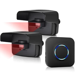 Wireless Driveway Alarms with 58 Chimes,Drive Way Alarm Motion Sensor 5 VolumeEasy Install, 600FT RangeWeatherproof Security for Driveways, Indoor/Outside Property(1 Receiver+2 Sensors) Wireless Driveway Alarms with 58 Chimes,Drive Way Alarm Motion Sensor 5 VolumeEasy Install, 600FT RangeWeatherproof Security for Driveways, Indoor/Outside Property(1 Receiver+2 Sensors)