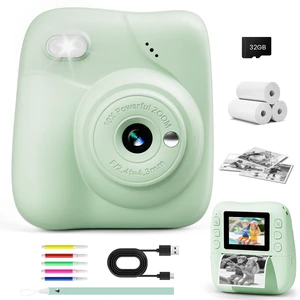 Kids Camera Instant Print, 1080P Camera with 32GB Card, Blue Includes 3 Print Paper, 2.0" Screen Digital Camera, 10X Zoom, Birthday for Boys & Girls Ages 3-12 Kids Camera Instant Print, 1080P Camera with 32GB Card, Blue Includes 3 Print Paper, 2.0" Screen Digital Camera, 10X Zoom, Birthday for Boys & Girls Ages 3-12