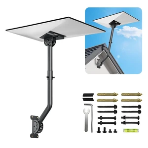 Starlink Mount for Standard 4/4X/Gen 3, All Metal with Extension Adjust Angle Starlink Roof Mount, Starlink Wall Mount Compatible with Starlink Standard Gen 3/V3/4/4X, BlackVC-Z1118 Starlink Mount for Standard 4/4X/Gen 3, All Metal with Extension Adjust Angle Starlink Roof Mount, Starlink Wall Mount Compatible with Starlink Standard Gen 3/V3/4/4X, BlackVC-Z1118