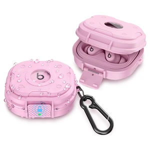 for Beats Powerbeats Fit Case Cover with Lock, Heavy Duty Full Coverage Hard Shell Protector, Secure Locking Latch, IPX5 Water-resistant, Power Pink (Not for the Beats Fit Pro 2021) for Beats Powerbeats Fit Case Cover with Lock, Heavy Duty Full Coverage Hard Shell Protector, Secure Locking Latch, IPX5 Water-resistant, Power Pink (Not for the Beats Fit Pro 2021)
