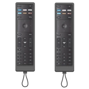2 Pack Remote for Vizio Smart TV Remote with Protective Cover (Deep Black) Universal Replacement Remote Control for Vizio TV Remote Compatible for VIZIO All LED LCD HD 4K UHD HDR Smart TV 2 Pack Remote for Vizio Smart TV Remote with Protective Cover (Deep Black) Universal Replacement Remote Control for Vizio TV Remote Compatible for VIZIO All LED LCD HD 4K UHD HDR Smart TV