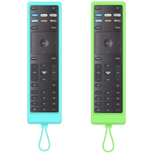 2 Pack Remote for Vizio Smart TV Remote with Protective Cover (Green, Blue) Universal Replacement Control for Vizio TV Remote Compatible for VIZIO All LED LCD HD 4K UHD HDR Smart TV 2 Pack Remote for Vizio Smart TV Remote with Protective Cover (Green, Blue) Universal Replacement Control for Vizio TV Remote Compatible for VIZIO All LED LCD HD 4K UHD HDR Smart TV