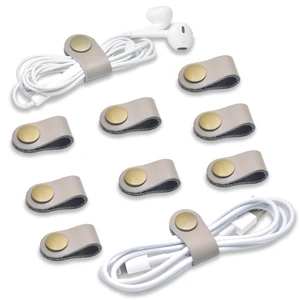 Leather Cord Organizer,Cable Ties for Earbuds,Cord Keeper for Travel 10 gray Cable Organizer for Earbuds,Headphone Wrap,Button Snap Closure for USB Cord Holder,Desk,Pocket,Stocking Stuffers Men Leather Cord Organizer,Cable Ties for Earbuds,Cord Keeper for Travel 10 gray Cable Organizer for Earbuds,Headphone Wrap,Button Snap Closure for USB Cord Holder,Desk,Pocket,Stocking Stuffers Men