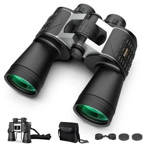 20x52 High Powered Binoculars for Adults Large Wide View for Bird Watching; Rugged Rubber Armor for Comfortable Use; Clear with BAK4&FMC for Hunting Cruise Ship 20x52 High Powered Binoculars for Adults Large Wide View for Bird Watching; Rugged Rubber Armor for Comfortable Use; Clear with BAK4&FMC for Hunting Cruise Ship