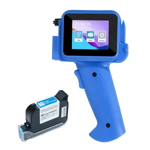 Handheld Inkjet Printer with 42ml Quick-Drying Ink Cartridge, 0.5 Inch Nozzle Ink Jet Coding Machine for EXP Date/Batch Number/QR Code/Barcode/Logo/Text (ZM-C12mini) (Blue) Handheld Inkjet Printer with 42ml Quick-Drying Ink Cartridge, 0.5 Inch Nozzle Ink Jet Coding Machine for EXP Date/Batch Number/QR Code/Barcode/Logo/Text (ZM-C12mini) (Blue)