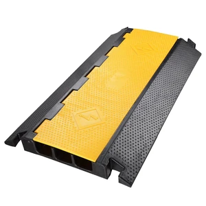 Cable Ramp Protector 3 Channel Garden Hose Protecitive 44000 Lbs Load Capacity Heavy Duty Speed Bump for Road Driveway Walkway Cable Ramp Protector 3 Channel Garden Hose Protecitive 44000 Lbs Load Capacity Heavy Duty Speed Bump for Road Driveway Walkway