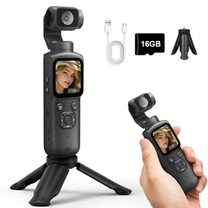 4K Vlogging Camera, Pocket Camera for Beginners PDAF Autofocus, 330° AI Face Tracking, EIS Anti-Shake, Lightweight, WiFi App Control, Webcam Function, Touchscreen 4K Vlogging Camera, Pocket Camera for Beginners PDAF Autofocus, 330° AI Face Tracking, EIS Anti-Shake, Lightweight, WiFi App Control, Webcam Function, Touchscreen
