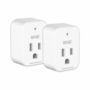 Single Outlet Surge Protector, Refrigerator Surge Protector Wall Socket,Ground Protected Light Indicator for TV, Air Conditioner, Washing Machine and Home Appliances,15A 1800W, 2 Pack Single Outlet Surge Protector, Refrigerator Surge Protector Wall Socket,Ground Protected Light Indicator for TV, Air Conditioner, Washing Machine and Home Appliances,15A 1800W, 2 Pack