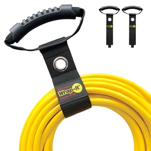 Easy-Carry Straps - 17" (2-Pack) Black with Grommet Extension Cord Organizer with a Handle for Cable and Hose Storage Easy-Carry Straps - 17" (2-Pack) Black with Grommet Extension Cord Organizer with a Handle for Cable and Hose Storage