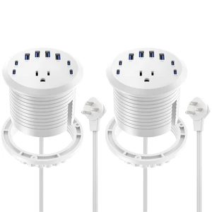 3 inch Desk Power Grommet USB C 65W,Ultra-Flat Plug Power Strip,2PCS White,Recessed Outlet,Desktop Power Grommet for Office PC Desk Cable Cord Cover,Table Outlets for Home,Office 3 inch Desk Power Grommet USB C 65W,Ultra-Flat Plug Power Strip,2PCS White,Recessed Outlet,Desktop Power Grommet for Office PC Desk Cable Cord Cover,Table Outlets for Home,Office